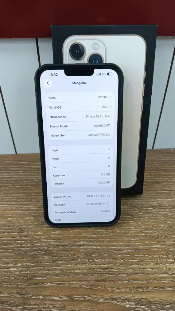 Iphone 13 Promax 128GB Inter