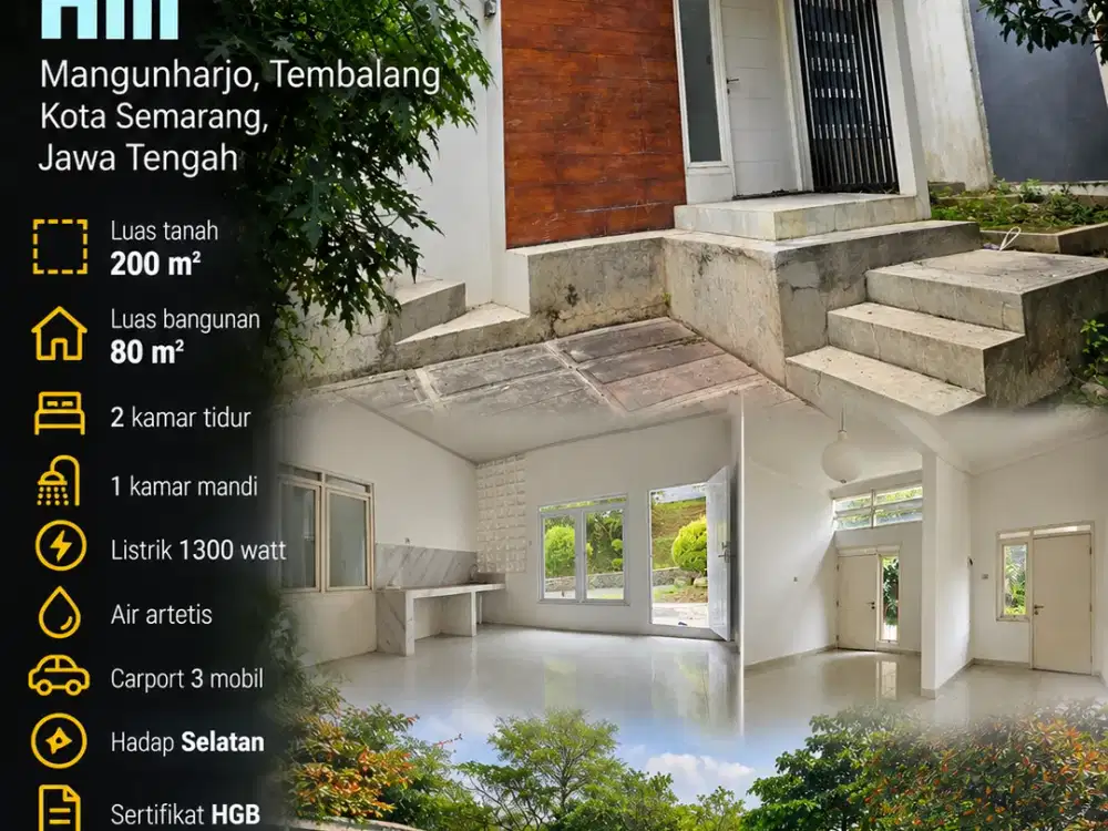 Tamansari Hill, dekat Citragrand,Tembalang, luas tanah 200m2, Semarang
