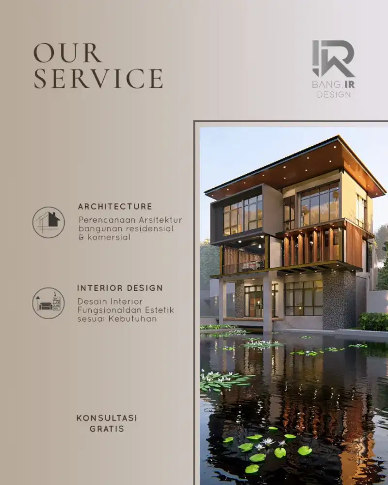 Desain Arsitektur, Interior dan Sipil dan Kursus Autocad 2D 3D RAB