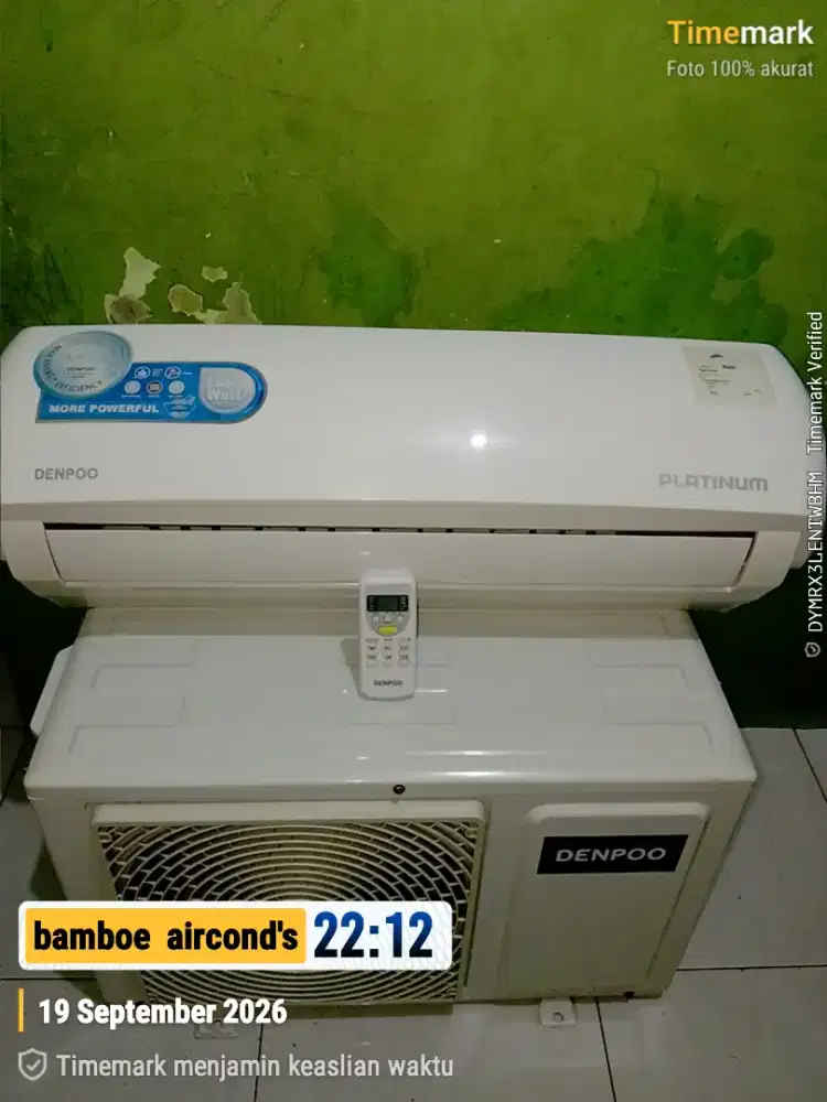 1/2 PK  harga sudah termasuk pemasangan