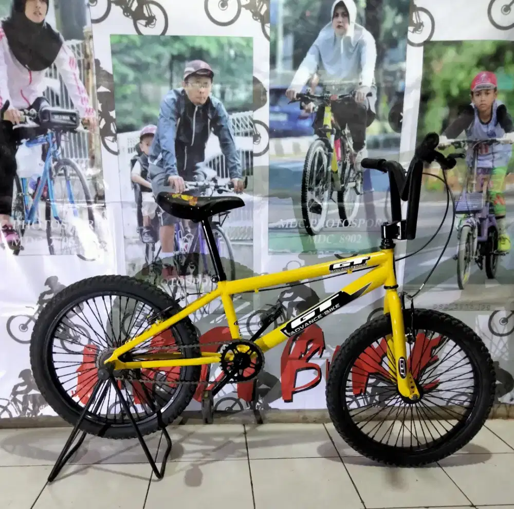 JUAL SEPEDA BMX SIZE 20 REPAINT CAT DUCO