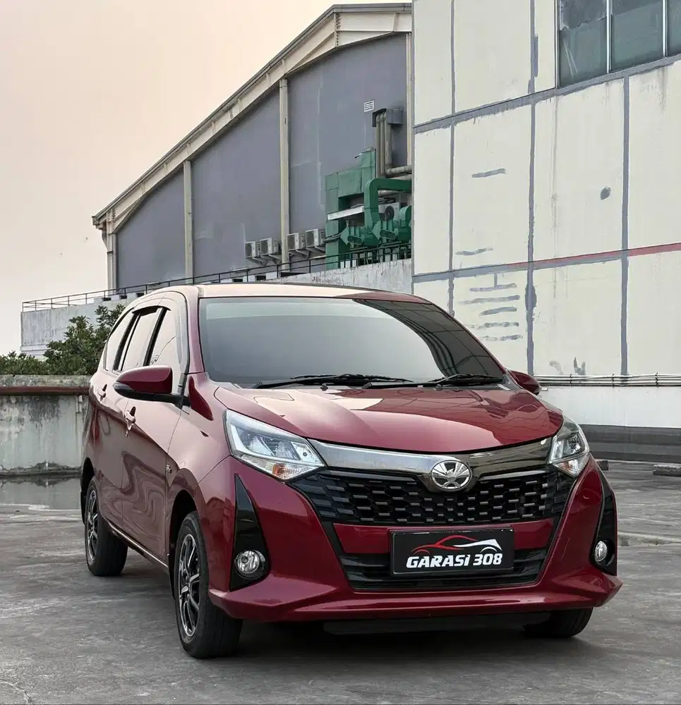 Toyota Calya G 1.2 AT Tahun 2023 Facelift Merah KM 34 rb