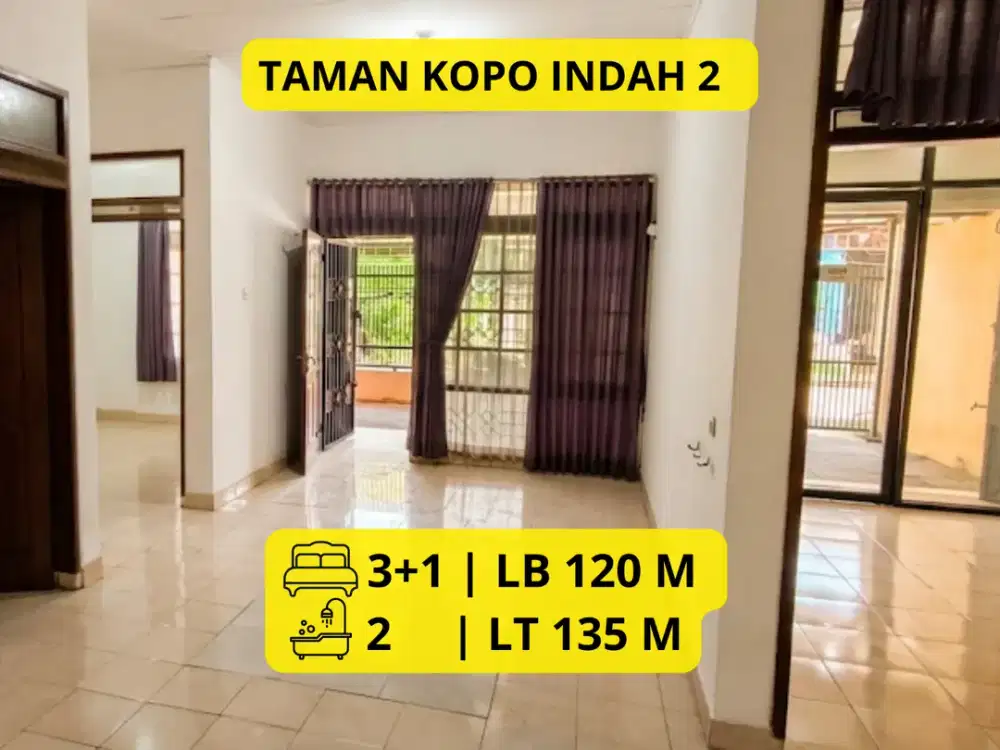 DIJUAL / DISEWAKAN RUMAH TKI 2  PATUNG KUDA  LT 135 m² | LB 120 m² | 3+1 K