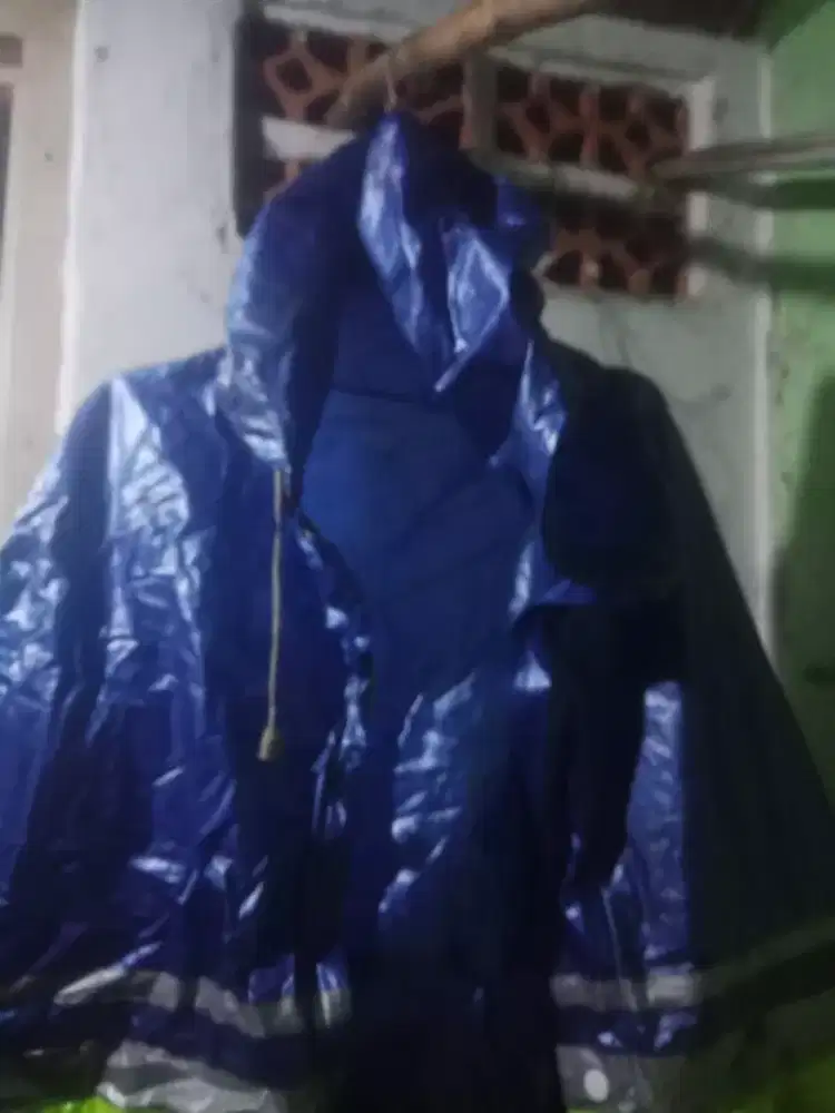 Jass hujan Jaket Biru