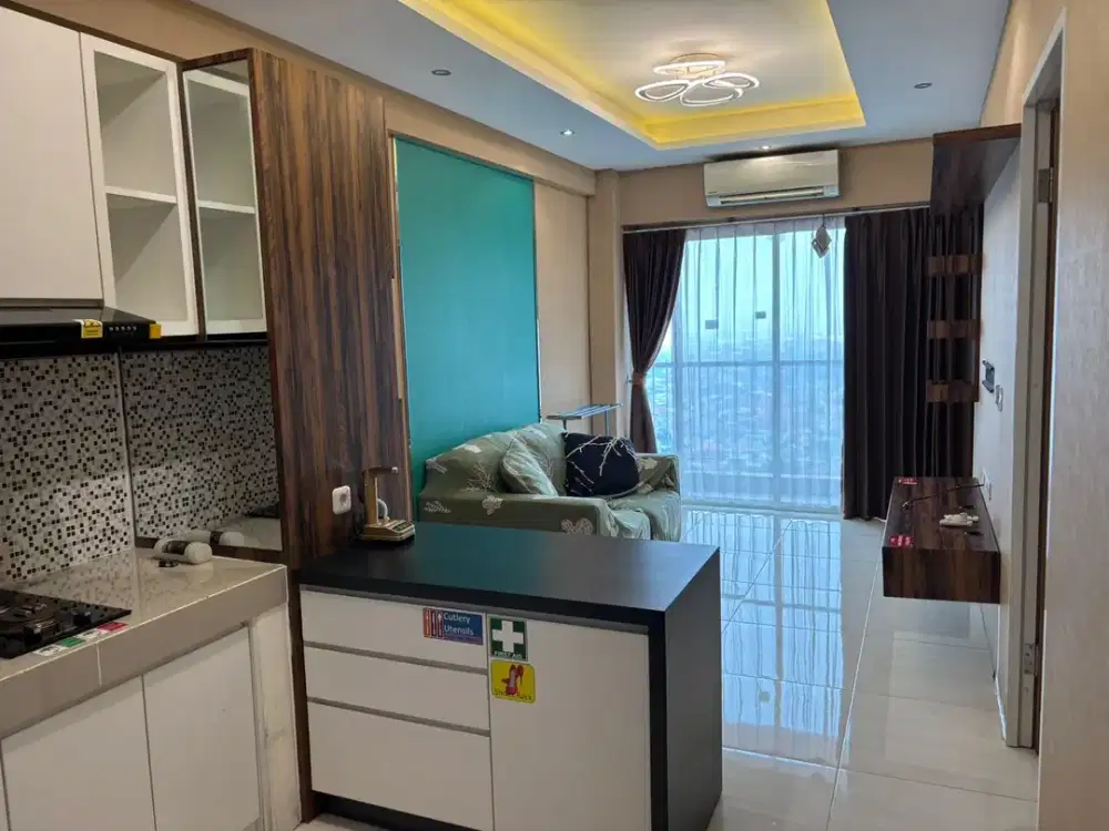 Disewakan Apartemen Puncak Bukit Golf 2BR Full Furnish LT28 View City Dekat Pakuwon Mall Surabaya Barat
