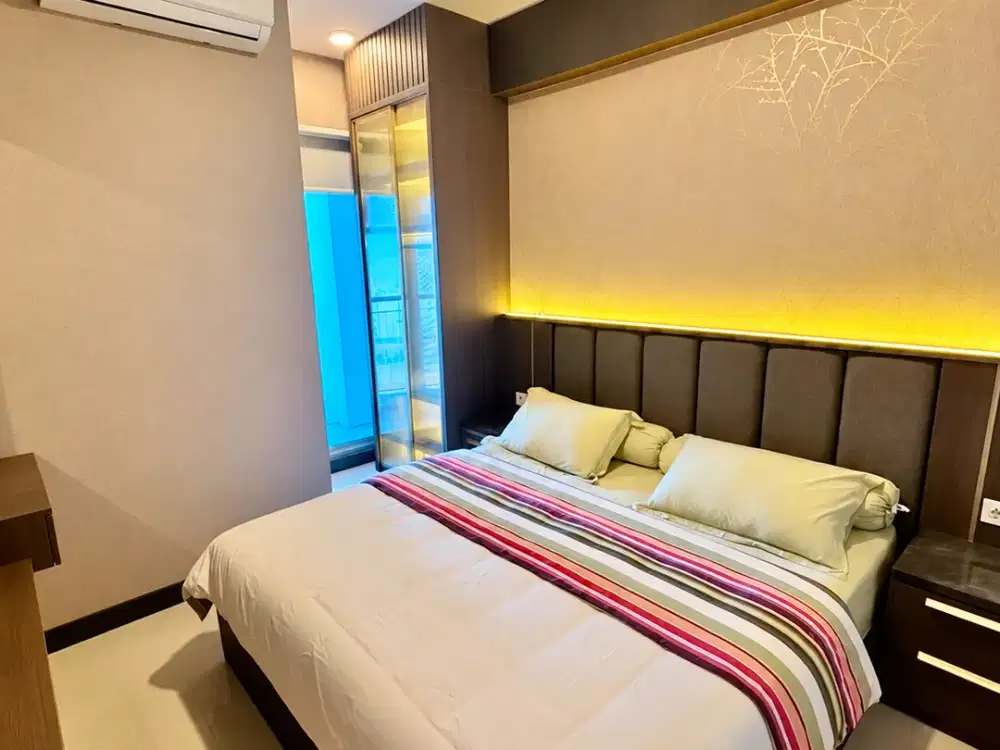 DISEWAKAN APARTEMEN BENSON 2BR LT35 FULL FURNISH PAKUWON MALL CITY VIEW