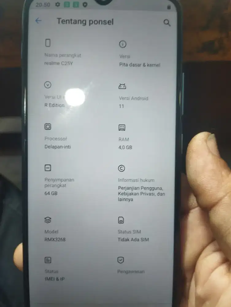Handphone Realme c25Y