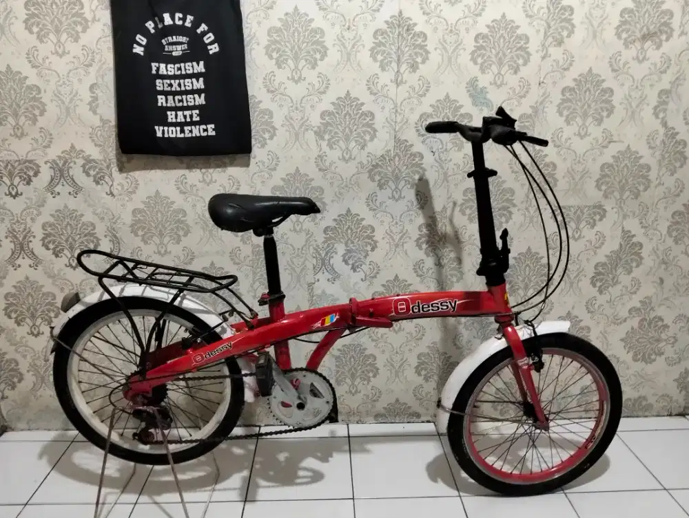 Sepeda lipat ukuran 20 untuk umur 5 sampai 15 tahun