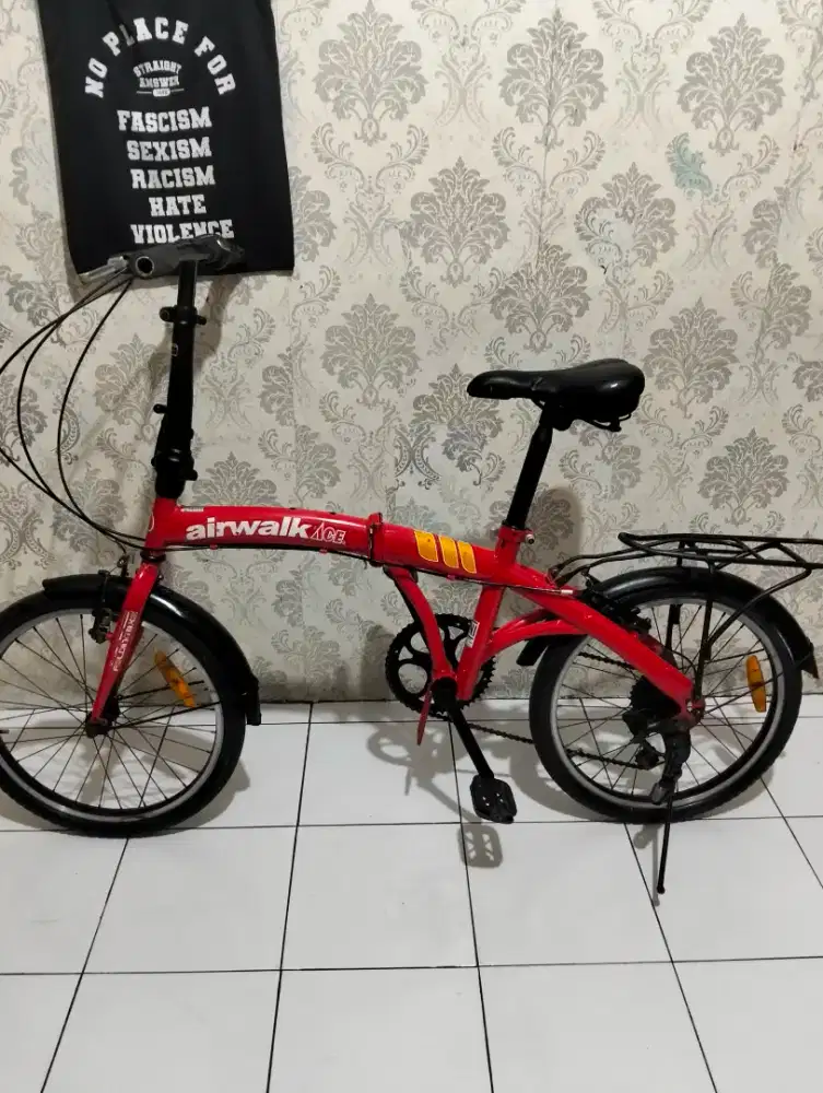Sepeda lipat ukuran 20 untuk umur 5 sampai 15 tahun