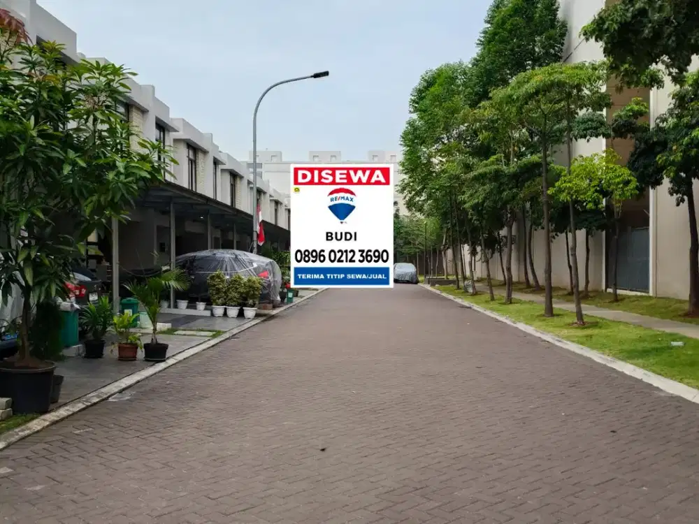 Disewa rumah sedayu city kelapa gading semi furnish 2 KT 2 tk LT 4,5 x 10