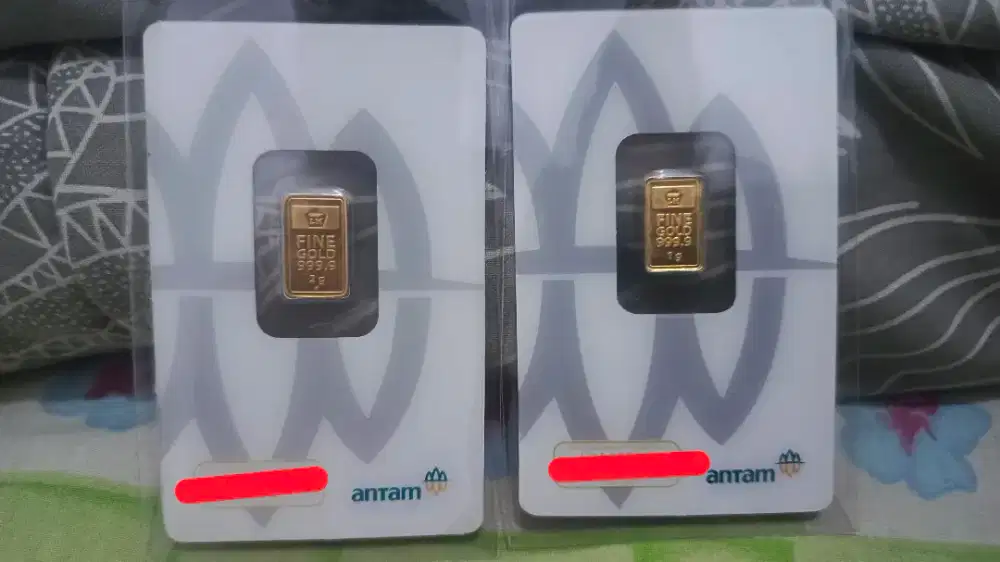 Jual emas logam mulia antam 1 & 2 gram (certibol)