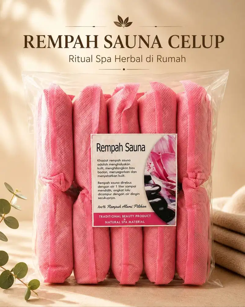 REMPAH SAUNA CELUP — RITUAL SPA HERBAL DI RUMAH