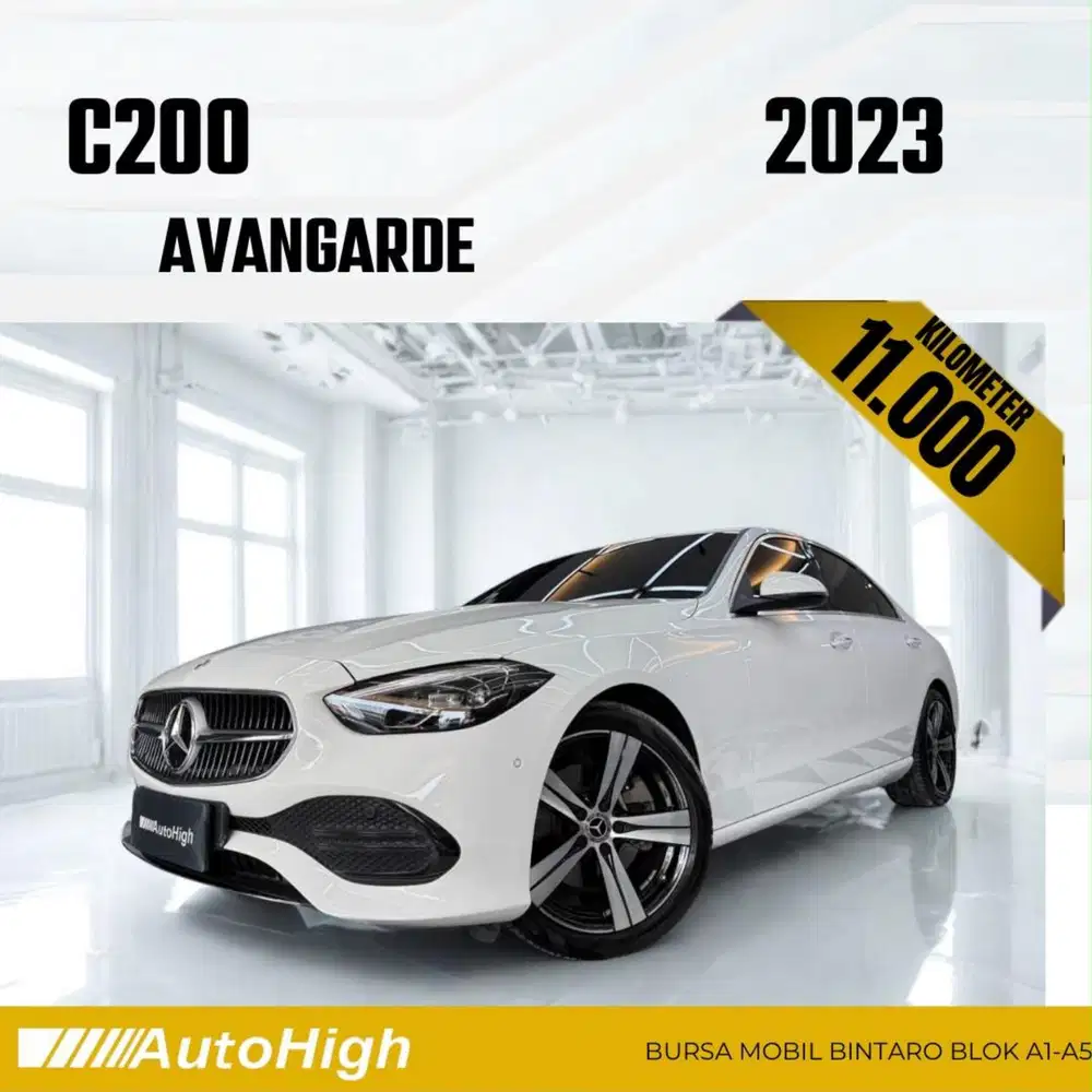 DP10% [Km17.000] C200 Avantgarde 2023 White Reg 2024 #AUTOHIGH