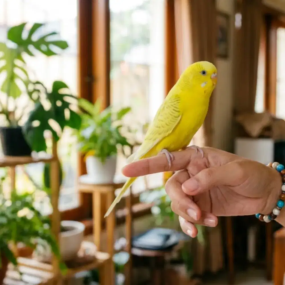 Burung Parkit Lokal Jinak
