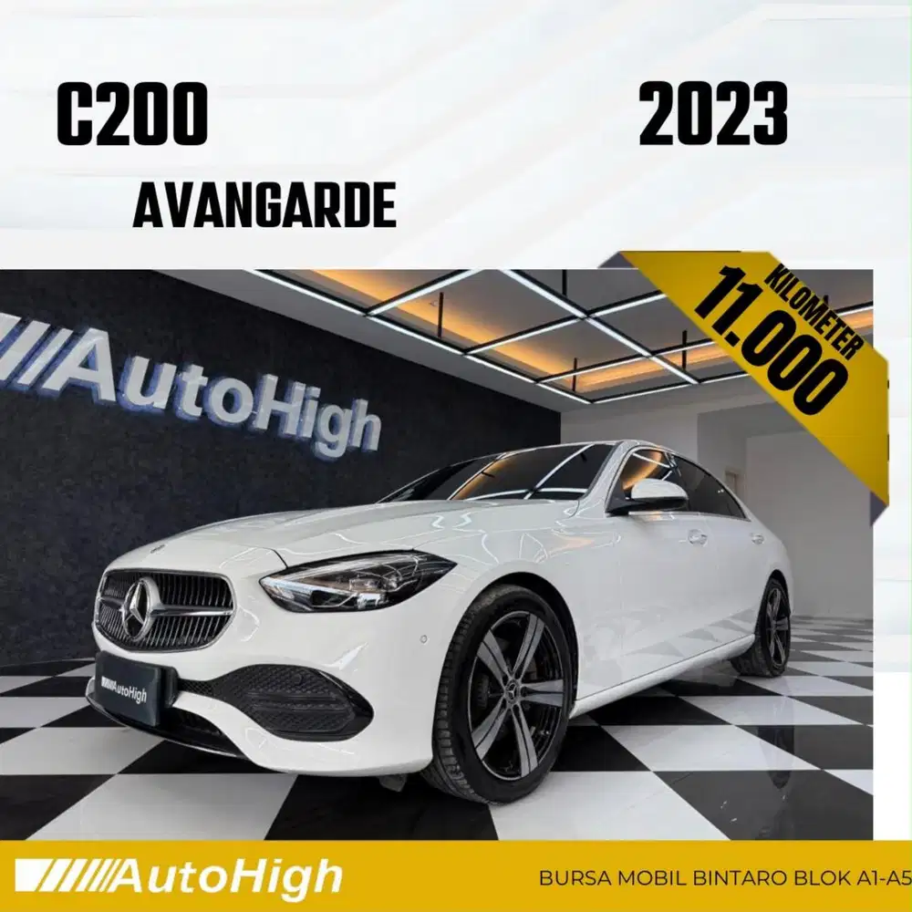 DP10% [Km17.000] C200 Avantgarde 2023 White Reg 2022 #AUTOHIGH