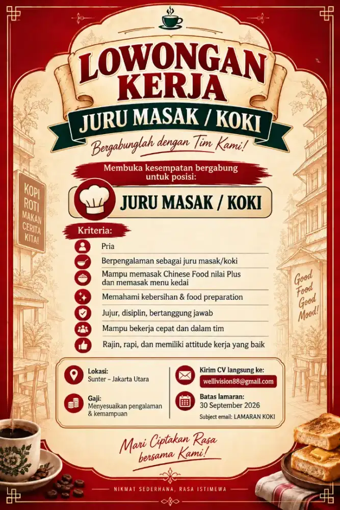 Koki/Juru Masak