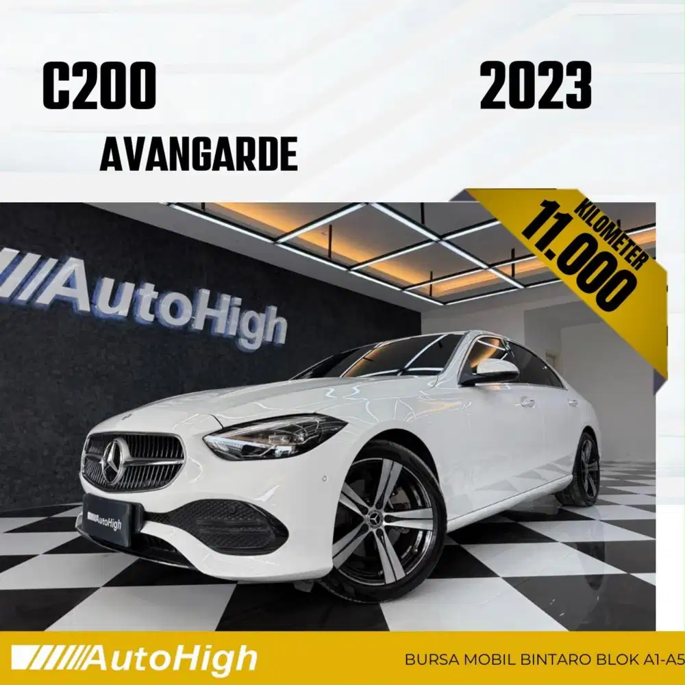 DP10% [Km17.000] C200 Avantgarde 2023 White Reg 2024 #AUTOHIGH