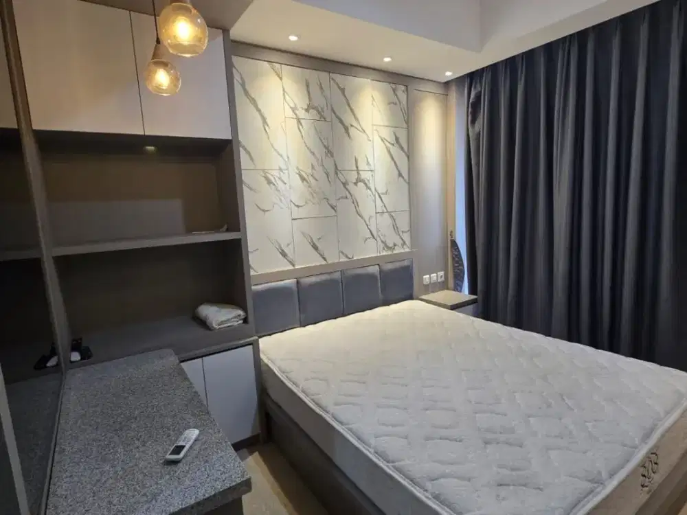 Disewa Apartemen Gold Coast PIK Studio, 28m2, Full Furnished Interior