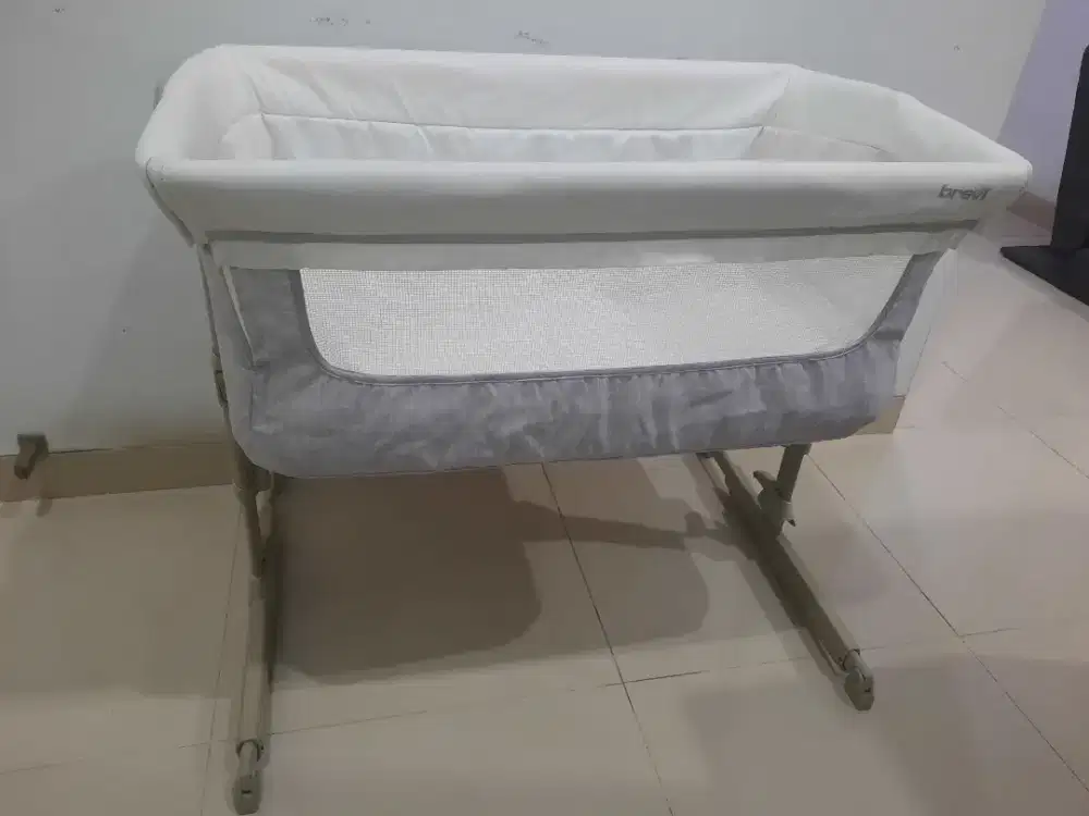 Preloved ranjang bayi/baby crib merk brevi made in italy
