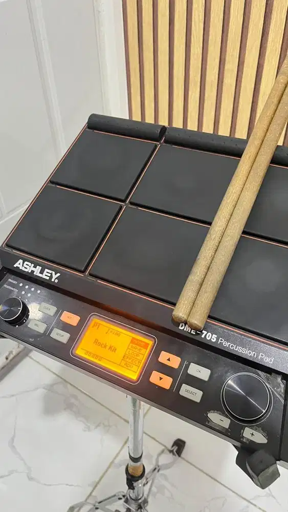 Drum pad/elektrik ashley DME-705 percussion pad