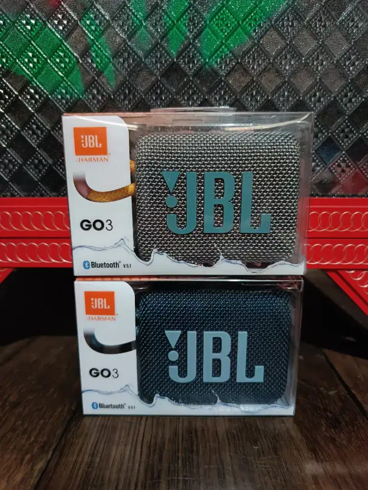 Speaker JBL GO 3 Grey/Blue Baru