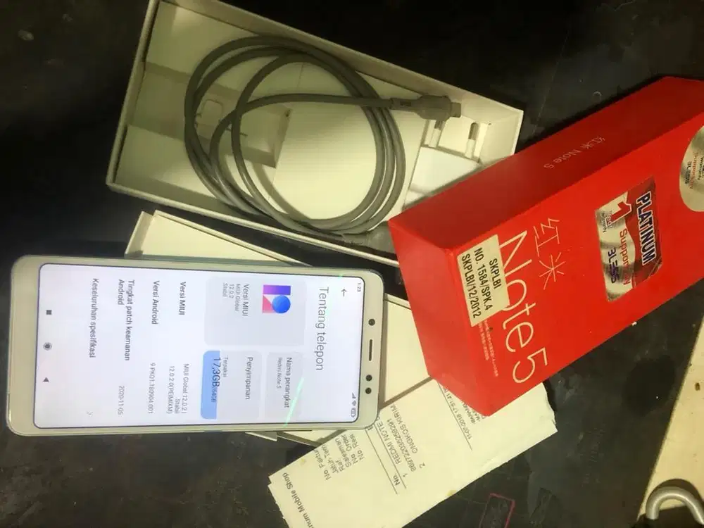 Redmi note 5 4/64 bekas