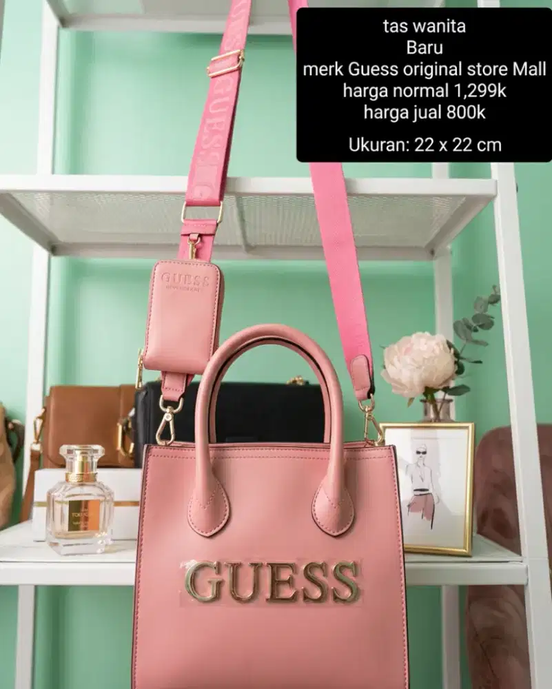 Tas wanita guess original mall harga diskon