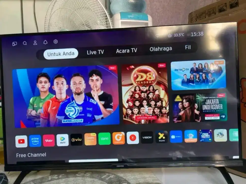 Smart tv cooca 31inch