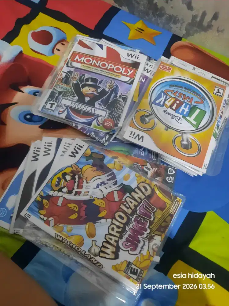 Kaset Nintendo wii dan analog/  Nunchuk