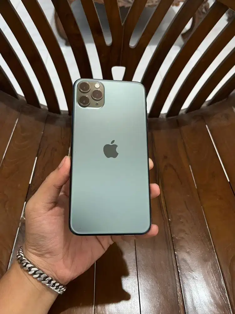Iphone 11 Promax 256gb Green, Inter Bisa Semua Kartu, Fullset