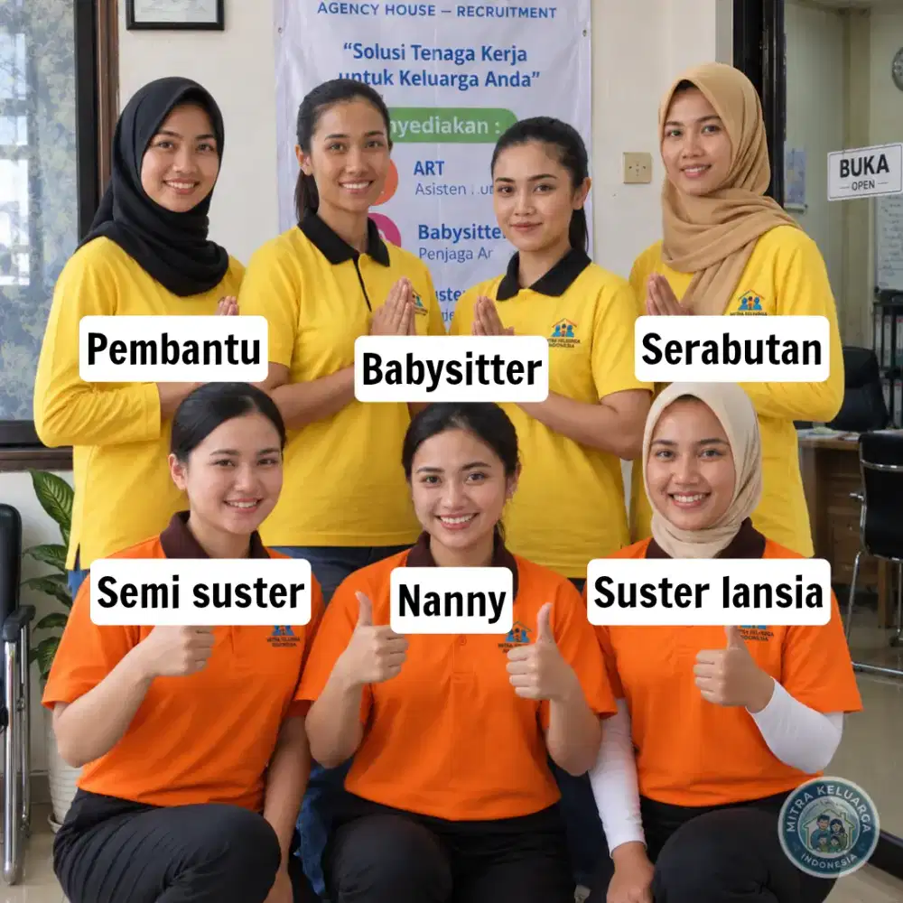 Sedia pembantu, babysitter, suster lansia