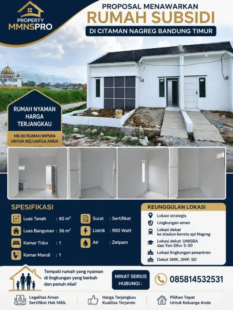 Rumah baru rumah subsidi lokasi di citaman