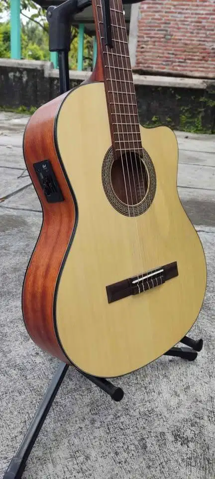Gitar CORT AC120CE OP klasik elektrik Preamp ORI + softcase ORI