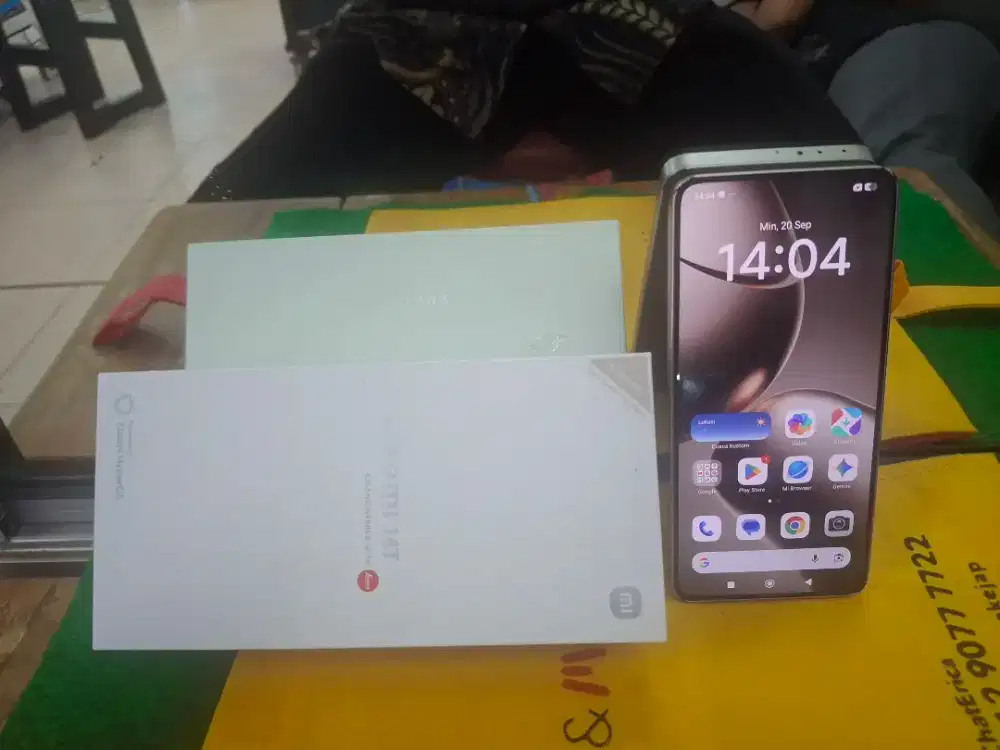 Xiaomi 14T ram 12 /512 gn lengkap normal tampa kendala