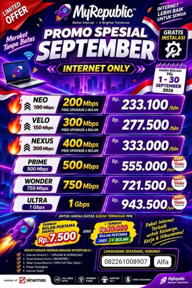 Pemasangan wifi