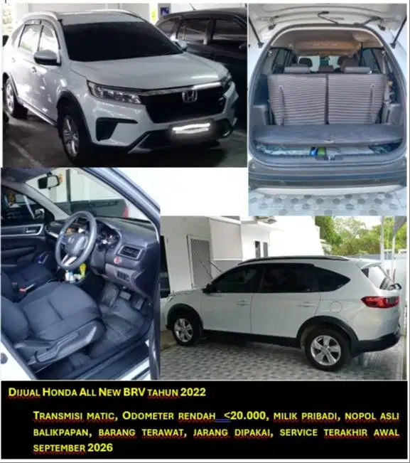 Honda All New BRV tahun 2022