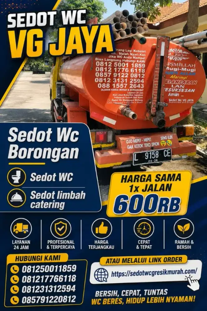 Sedot Wc Bungah Gresik