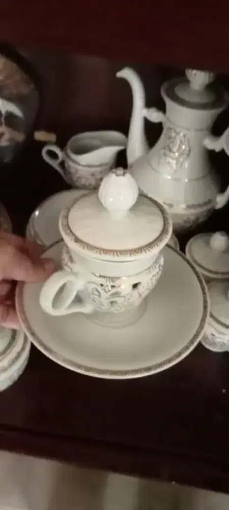 Tea set antik, made ini R.P.P.K (Korea Utara)
