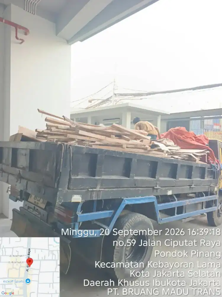 Jasa buang puing dan angkutan sampah proyek