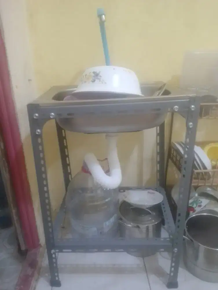 Wastafel cuci piring + keran lengkap