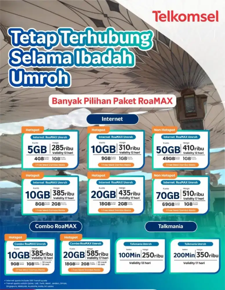 Tetap Terhubung Selama Ibadah Umroh dengan Paket Internet Telkomsel