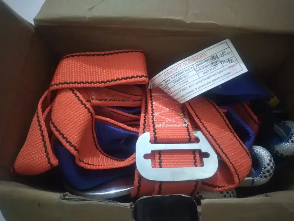 Body harness baru gress absorber double hook lelang