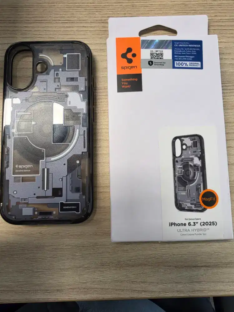 Casing Spigen Ultra Hybrid Magsafe Hitam iphone 17 basic