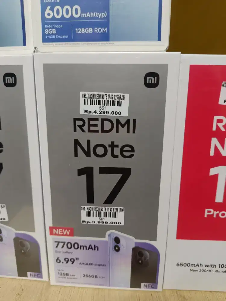 REDMI NOTE 17 4G 6/128 ATLANTIS DAHSYAT