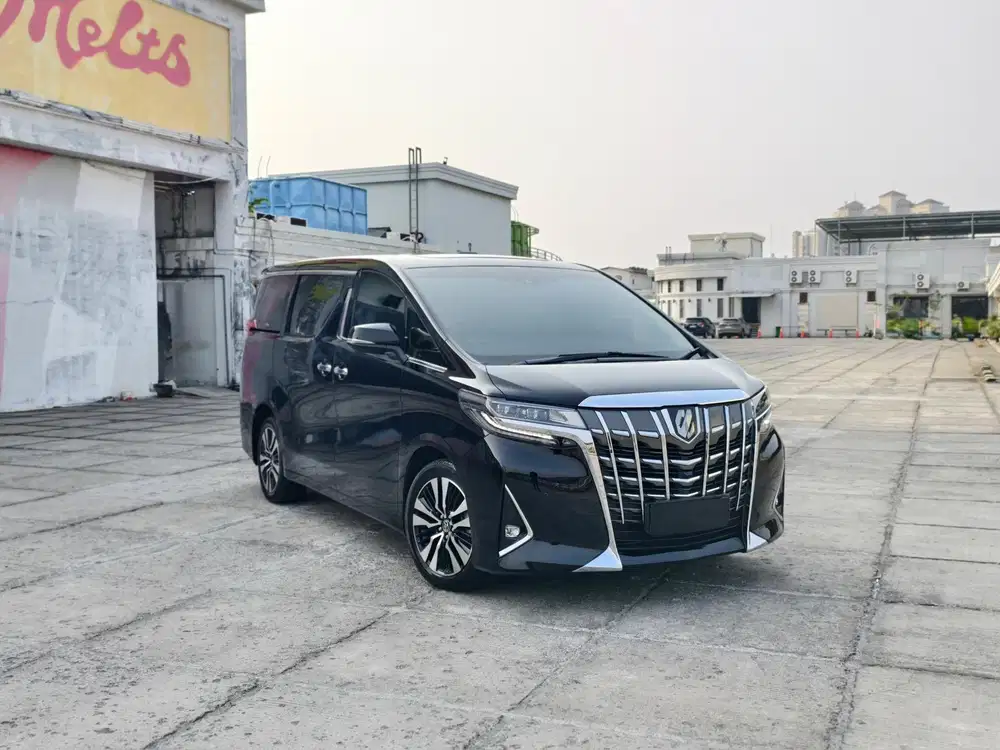 [KM 20.000AN]TOYOTA ALPHARD 2.5 G TSS ATPM HITAM 2022 NON HYBRID HEV
