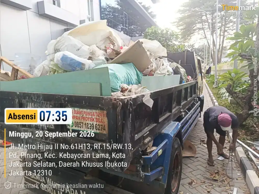 Jasa buang puing sampah