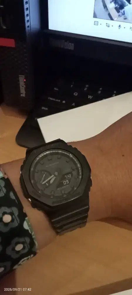 Jam tangan G Shock GA-2100-1A1DR Original