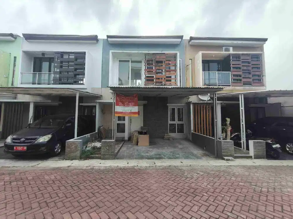 Lelang Rumah cluster bagus harga dibawah Pasar, Akses 2 mobil, diciracas Jakarta Timur