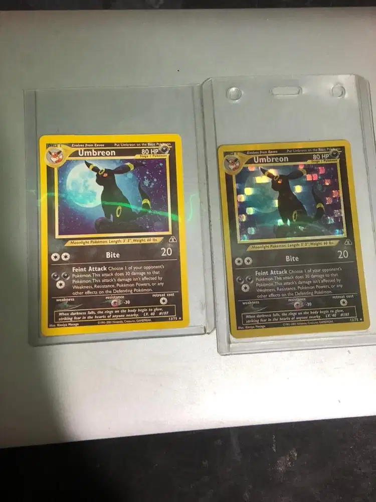 Pokemon  Holofoil Umbreon (13/75)