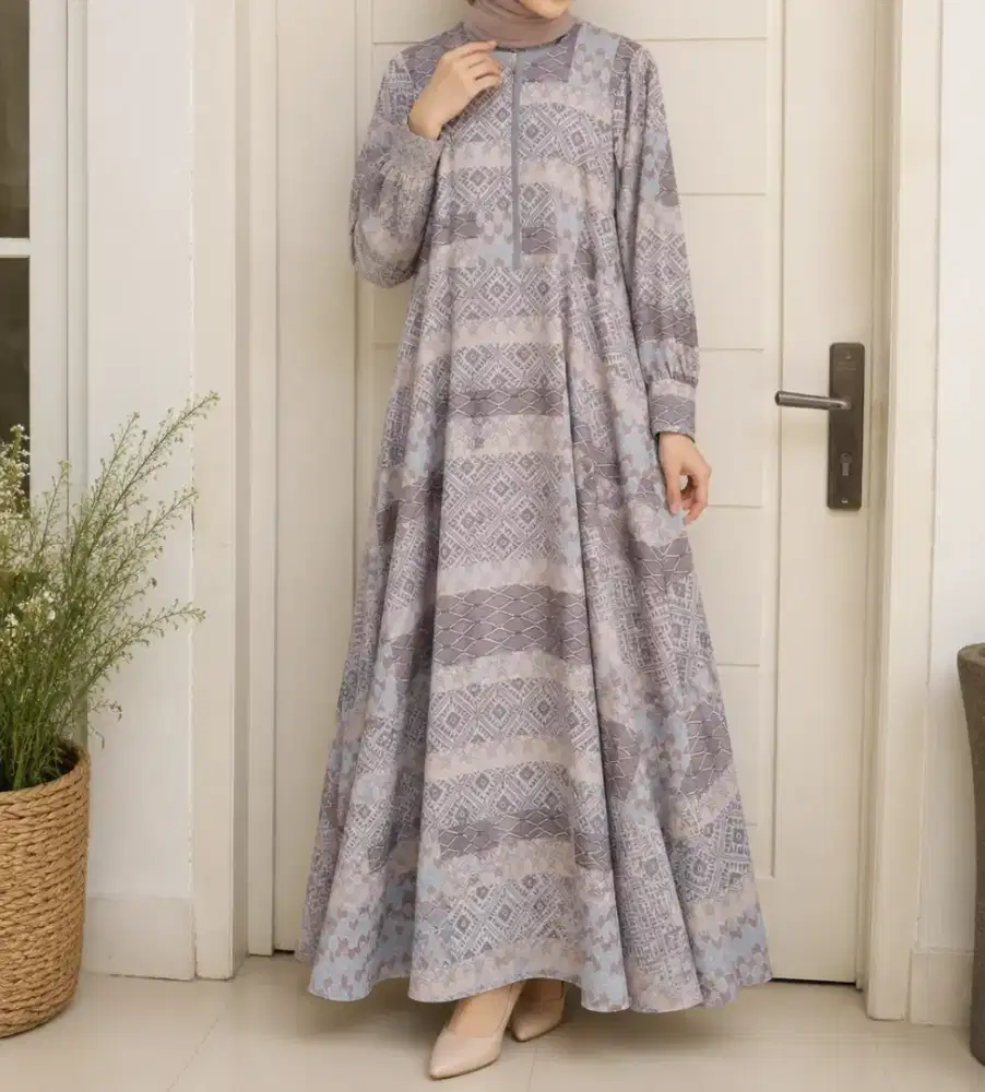 DRESS DEWASA MOTIF